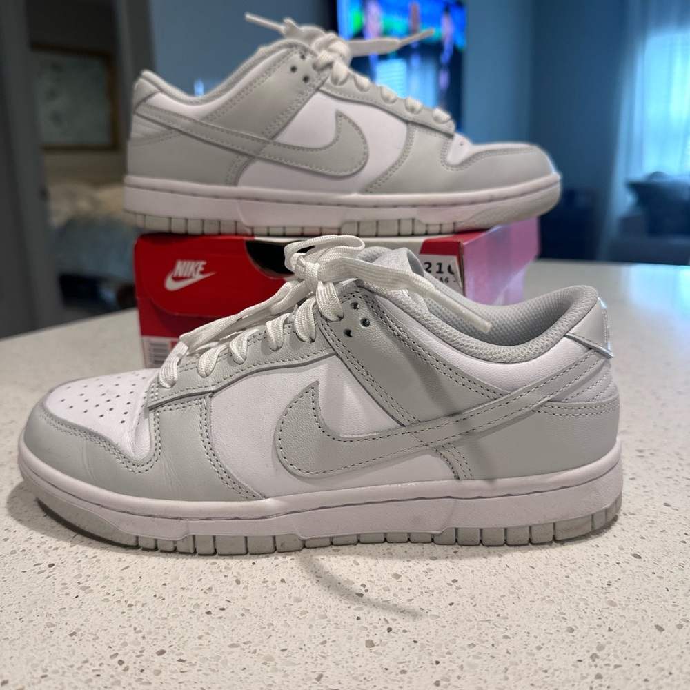 Nike Dunk Low White and Gray Sneakers